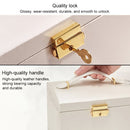 Simple Portable Jewelry Box Earrings Ring Storage Consolidation Box with Drawers, Size : 17.5 x 14 x 13cm(Violet)