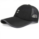 Outdoor Quick-drying Mesh Breathable Baseball Cap for Men(White)