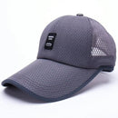Outdoor Quick-drying Mesh Breathable Baseball Cap for Men(Beige)