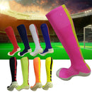 Thick Non-Slip High Knee Socks Breathable Comfortable Wear-Resistant Man Football Socks(Black)