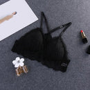 Sexy Lace Y Shape Strap Bra Women Seamless Bra, Cup Size:One Size(Black)