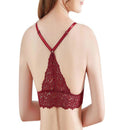 Sexy Lace Y Shape Strap Bra Women Seamless Bra, Cup Size:One Size(Black)