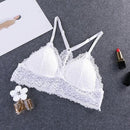 Sexy Lace Y Shape Strap Bra Women Seamless Bra, Cup Size:One Size(White)