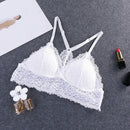 Sexy Lace Y Shape Strap Bra Women Seamless Bra, Cup Size:One Size(White)
