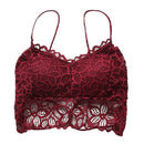 Lace Shapewear Sleeveless Underwear, Cup Size:One Size(Red)