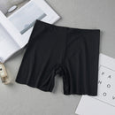 Women Safety Shorts High Waist Seamless Shorts, Size:L(Black)