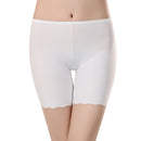 Women Safety Shorts High Waist Seamless Shorts, Size:XL(White)