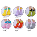 Ladies Finger Socks Cotton Breathable Mesh Socks Sock Mouth Foot Design Split Socks(Gray)