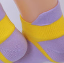 Ladies Finger Socks Cotton Breathable Mesh Socks Sock Mouth Foot Design Split Socks(Gray)