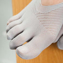 5 Pairs Female Socks Five Toe Sock Slippers Invisibility for Solid Color Crew Socks(Pink)