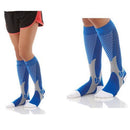 3 Pairs Compression Socks Outdoor Sports Men Women Calf Shin Leg Running, Size:L/XL(Pink)