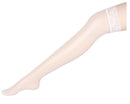 Sexy Linger Over Knee Socks Sexy Fishnet Lace Nylon Top Mesh Thigh High Stockings Pantyhose Long Tights(White)