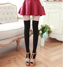 3 Pairs Sexy Thigh High Stocking Women Over knee Socks Female Hosiery Stockings(Black)