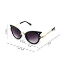 2 PCS Fashion Baby Girls and Boys Cat Eyes Sunglasses Anti-UV Sunglasses(Leopard)