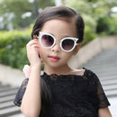2 PCS Fashion Baby Girls and Boys Cat Eyes Sunglasses Anti-UV Sunglasses(White)