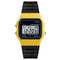 F-91W Analog Digital Motion LED Silicone Strap Multifunction Electronic Watch(Black)