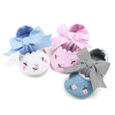 Soft Bottom Non-slip Toddler Shoes Princess Shoes for Baby(Embroidered White)