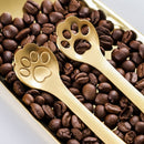 Stainless Steel Creative Cat Claw Coffee Spoon Dessert Cake Spoon, Style:Cat Claw Spoon, Color:Rose Gold