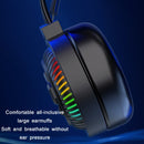 PANTSAN PSH-400 USB Computer Head-Mounted Luminous RGB Wired Headset, Specification:3.5mm Single Plug