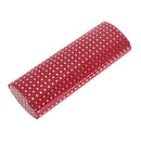 10 PCS Portable Oval Hard Case Glasses Package Sunglasses Storage Box Magnetic Closure(Red)