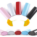 10 PCS Portable Oval Hard Case Glasses Package Sunglasses Storage Box Magnetic Closure(Red)