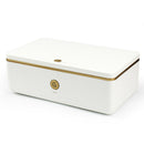 Portable UV Disinfection Box LED Sterilizer Storage Box Personal Care(White)