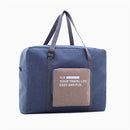Folding Women Travel Bag Unisex Luggage Travel Handbags WaterProof Travel Bag Large Capacity Bag(Navy)
