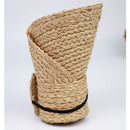 Women Outdoor Pasteable Adjustable Visor Straw Weaving Hat(Natural Color)