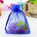 100 PCS Gift Bags Jewelry Organza Bag Wedding Birthday Party Drawable Pouches, Gift Bag Size:10x15cm(Yellow)