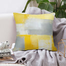 2 PCS 45x45cm Yellow Striped Pillowcase Geometric Throw Cushion Pillow Cover Printing Cushion Pillow Case Bedroom Office(17)