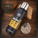 Outdoor Thermos Portable Large Capacity Insulated Cup, Capacity:1500ml(Dark blue)