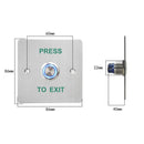 S88622L Metal Stainless Steel Panel with Waterproof Access Control Switch