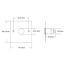 S88622L Metal Stainless Steel Panel with Waterproof Access Control Switch