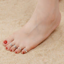 Vintage Totem Pattern Stars Sun Flower Joint Ring Beach Foot Ring(J113)