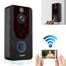 EKEN V7 Standard Edition 1080P Full HD Weather Resistant WiFi Security Home Monitor Intercom Smart Phone Video Doorbell without Dingdong Machine, Support Two-way Audio, PIR Motion Detection, Night Vision