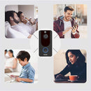 EKEN V7 Standard Edition 1080P Full HD Weather Resistant WiFi Security Home Monitor Intercom Smart Phone Video Doorbell without Dingdong Machine, Support Two-way Audio, PIR Motion Detection, Night Vision