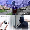 EKEN V7 Standard Edition 1080P Full HD Weather Resistant WiFi Security Home Monitor Intercom Smart Phone Video Doorbell without Dingdong Machine, Support Two-way Audio, PIR Motion Detection, Night Vision