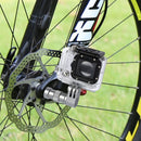 Bicycle Wheel Axle Stand Bicycle Extension Fixed Stand for GoPro HERO10 Black / HERO9 Black / HERO8 Black /7 /6 /5 /5 Session /4 Session /4 /3+ /3 /2 /1, Xiaoyi and Other Action Cameras