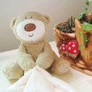 Cartoon Embroidered Bear Baby Care Towel(White)