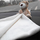 Cartoon Embroidered Bear Baby Care Towel(White)