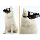Small And Medium-sized Long-mouth Dog Mouth Cover Teddy Dog Mask, Size:XS(Black)