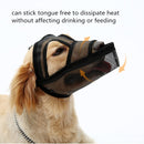 Small And Medium-sized Long-mouth Dog Mouth Cover Teddy Dog Mask, Size:XS(Black)
