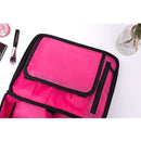 Cosmetic Bag Large Capacity Simple Wash Bag Travel Waterproof Portable Cosmetic Storage Bag, Style:Pocket(Rose Red)