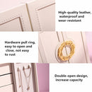 Multi-layer Large-capacity Leather Jewelry Storage Box(White)