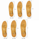 Corrected Flat Foot Arch Pad XO Leg Orthopedic Inner Eight-Shaped Corrective Insole, Size:39/40(Brown)