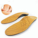 Corrected Flat Foot Arch Pad XO Leg Orthopedic Inner Eight-Shaped Corrective Insole, Size:43/44(Brown)
