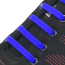 16 PCS / Set Running No Tie Shoelaces Fashion Unisex Athletic Elastic Silicone ShoeLaces(Coffee)
