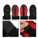 Rehabilitation Fixed Auxiliary Special Gloves Hemiplegia Training Equipment, Style:Paste Buckle Type