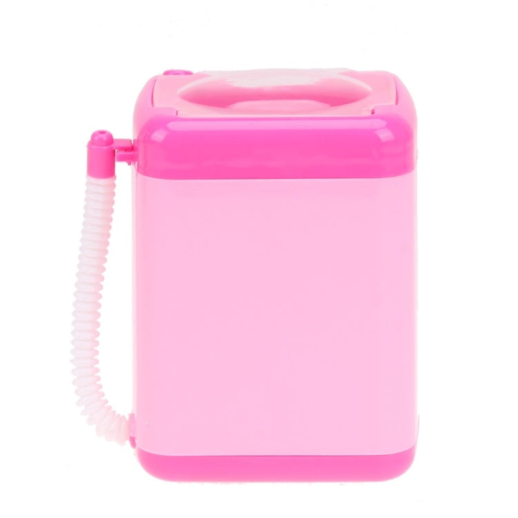 Mini Electric Washing Machine Pretend Play Children Furniture Toys(Pink)