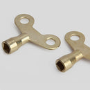 5 PCS Faucet Key Solid Brass Lock Radiator Plumbing Drainage Square Hole Socket Faucet Key